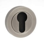Atlantic Matt Black Old English Euro Escutcheons - (OEESCEMB)
