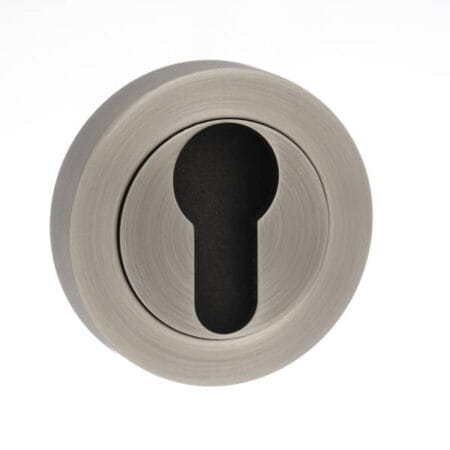 Atlantic Matt Black Old English Euro Escutcheons - (OEESCEMB)