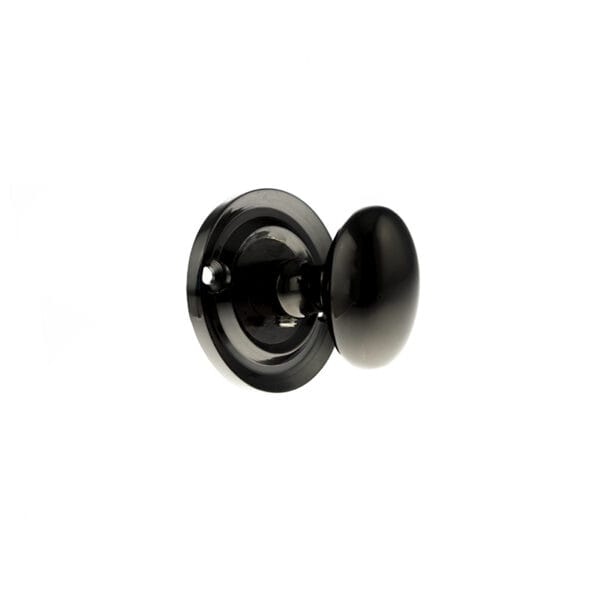 Atlantic Black Nickel Old English Solid Brass Oval WC Turn and Release - (OEOWCBN)
