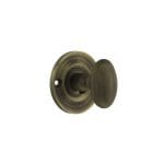 Atlantic Matt Antique Brass Old English Solid Brass Oval WC Turn and Release - (OEOWCMAB)