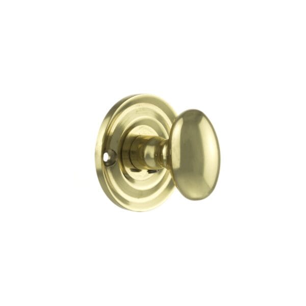 Atlantic Polished Brass Old English Solid Brass Oval WC Turn and Release - (OEOWCPB)