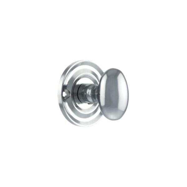 Atlantic Polished Chrome Old English Solid Brass Oval WC Turn and Release - (OEOWCPC)