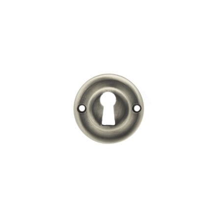 Atlantic Matt Gun Metal Old English Solid Brass Open Key Hole Escutcheons - (OERKEMBN)