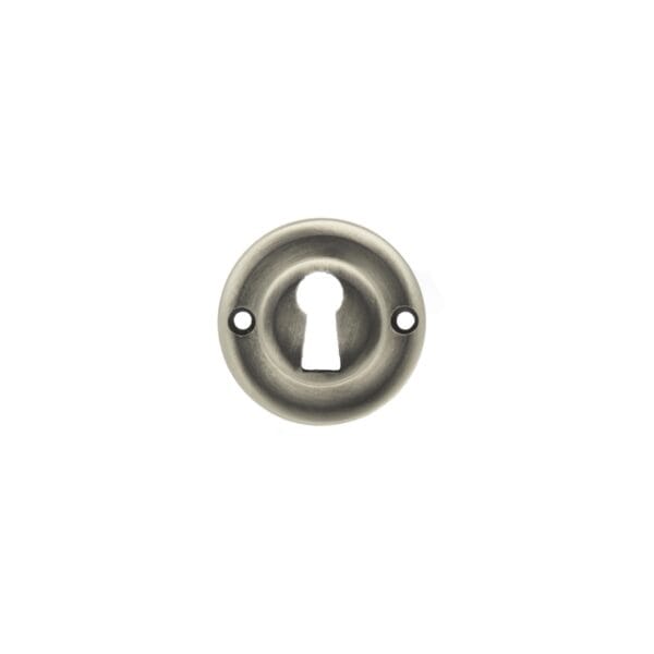 Atlantic Matt Gun Metal Old English Solid Brass Open Key Hole Escutcheons - (OERKEMBN)