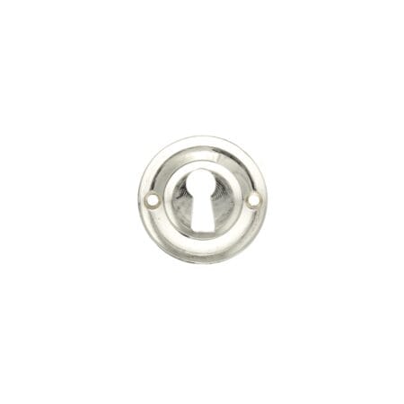 Atlantic Polished Nickel Old English Solid Brass Open Key Hole Escutcheons - (OERKEPN)
