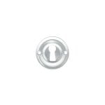 Atlantic Satin Chrome Old English Solid Brass Open Key Hole Escutcheons - (OERKESC)