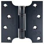 102x51x102x3mm Stainless Steel Grade 13 Fire Rated Thrust Bearing Parliament Hinge BLK | Door Hinge Hardware - Heavy - Duty, Ball Bearing, Black Finish (14989BLK)