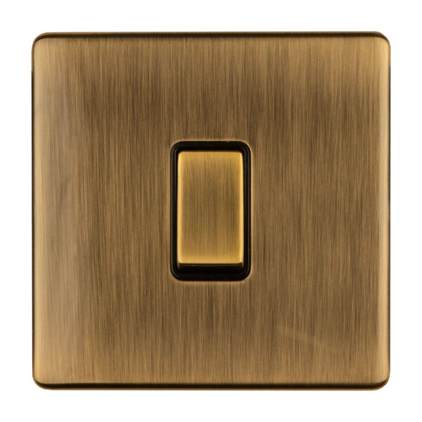 Eurolite Concealed 3mm 20Amp Switch - Antique Brass Eurolite Concealed 3mm 20Amp Switch - Antique Brass (AB20ADPSWB)