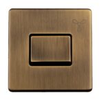 Eurolite Concealed 3mm Fan Switch - Antique Brass Eurolite Concealed 3mm Fan Switch - Antique Brass (ABFSWB)