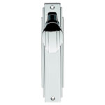 Art Deco Knob on Latch Backplate (ADR022CP)