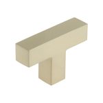 Frelan Trafalgar T Bar Square Cupboard Knobs Satin Nickel