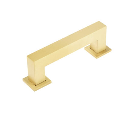 Frelan Burlington Trafalgar Square Cabinet Handles 96mm Satin Brass