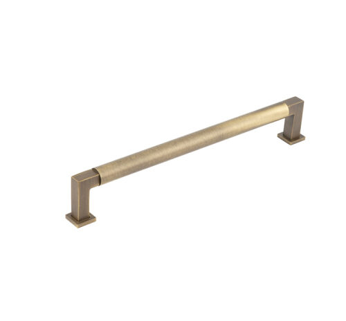 Burlington Westminster Round Cabinet Handles 224mm Antique Brass