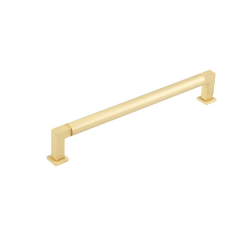Burlington Westminster Round Cabinet Handles 224mm Satin Brass