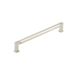 Burlington Westminster Round Cabinet Handles 224mm Satin Nickel