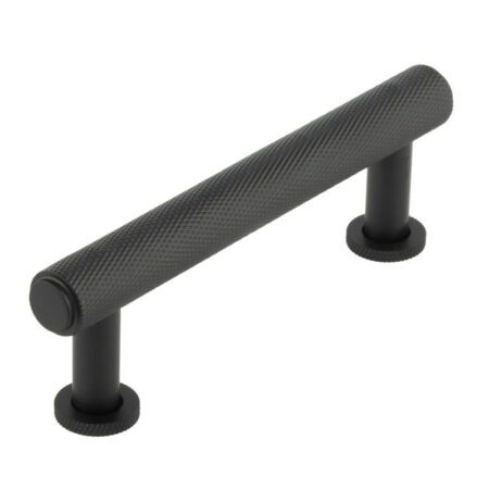 Frelan Burlington Piccadilly Knurled Cabinet Handles 96mm Black