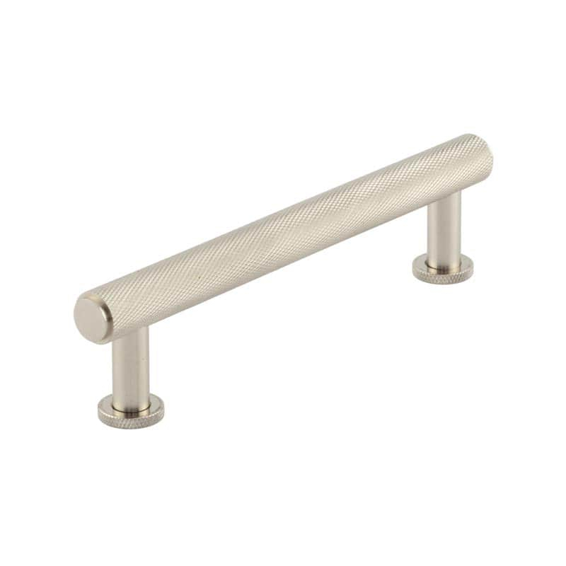 bur411sn.jpg Frelan Burlington Piccadilly Knurled Cabinet Handles 128mm Satin Nickel - Image 1