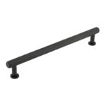 Frelan Burlington Piccadilly Knurled Cabinet Handles 224mm Black