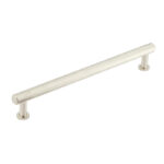 Frelan Burlington Piccadilly Knurled Cabinet Handles 224mm Satin Nickel