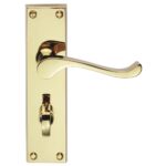 Victorian Scroll Lever on WC Backplate (DL54WC)