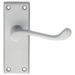 Contract Victorian Scroll Lever on Latch Backplate (CBS55SC)