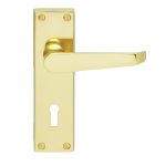 Contract Victorian Lever on Lock Backplate (CBV30)