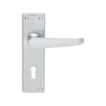 Contract Victorian Lever on Lock Backplate (CBV30SC)