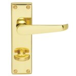 Contract Victorian Lever on WC Backplate (CBV30WC)