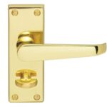 Contract Victorian Lever on Privacy Backplate (CBV31WC)