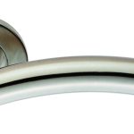 Curved Lever on Sprung Rose (CSL1193SSS)