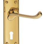Ashtead Lever on Lock Backplate (DL17)
