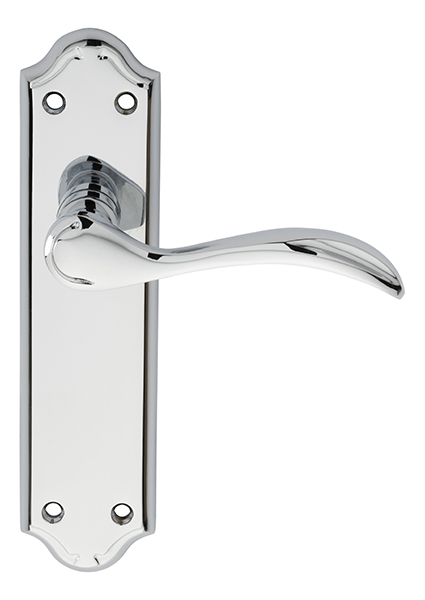 Madrid Lever on Latch Backplate (DL191CP)