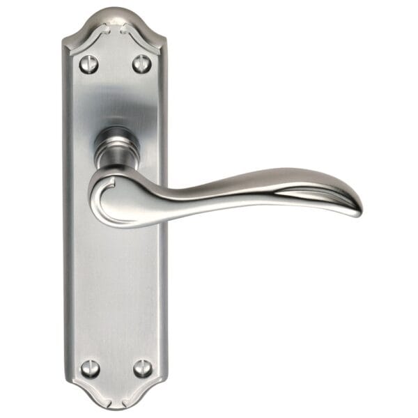 Madrid Lever on Latch Backplate (DL191SC)