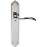 Madrid Lever on Long Latch Backplate (DL291CP)
