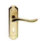 Lytham Lever on Lock backplate (DL450SBPB)