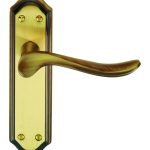 Lytham Lever on Latch backplate (DL451FB)