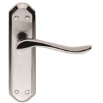 Lytham Lever on Latch backplate (DL451SCCP)