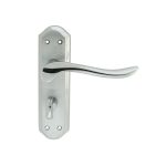 Lytham Lever on WC backplate (DL452SCCP)