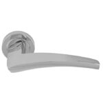 Manital Dune lever on Round Rose - Polished Chrome (DU5CP)