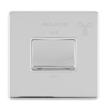 Eurolite Concealed 3mm 6Amp Fan Isolator Switch - Polished Chrome Eurolite Concealed 3mm 6Amp Fan Isolator Switch - Polished Chrome (ECPCFSWW)