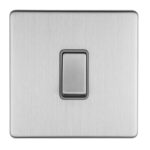 Eurolite Concealed 3mm 1 Gang 10Amp 2Way Switch - Stainless Steel Eurolite Concealed 3mm 1 Gang 10Amp 2Way Switch - Stainless Steel (ECSS1SWG)