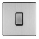 Eurolite Concealed 3mm 1 Gang 20Amp Dp Switch - Stainless Steel Eurolite Concealed 3mm 1 Gang 20Amp Dp Switch - Stainless Steel (ECSS20ADPSWB)