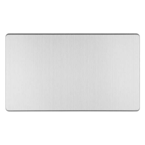 Eurolite Concealed 3mm Double Blank - Stainless Steel Eurolite Concealed 3mm Double Blank - Stainless Steel (ECSS2B)