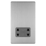Eurolite Concealed 3mm 3 Gang Shaver Socket 230/115V - Stainless Steel Eurolite Concealed 3mm 3 Gang Shaver Socket 230/115V - Stainless Steel (ECSSSHSG)