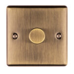 Eurolite Enhance Decorative 1 Gang Dimmer - Antique Eurolite Enhance Decorative 1 Gang Dimmer - Antique (EN1DLEDABB)