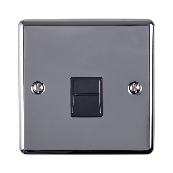 en1mbnb.jpg Carlisle Brass Eurolite Enhance Decorative Telephone Master - Black Nickel Eurolite Enhance Decorative Telephone Master - Black Nickel - Image 1