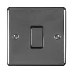 Eurolite Enhance Decorative 1 Gang Switch - Black Nickel Eurolite Enhance Decorative 1 Gang Switch - Black Nickel (EN1SWBNB)