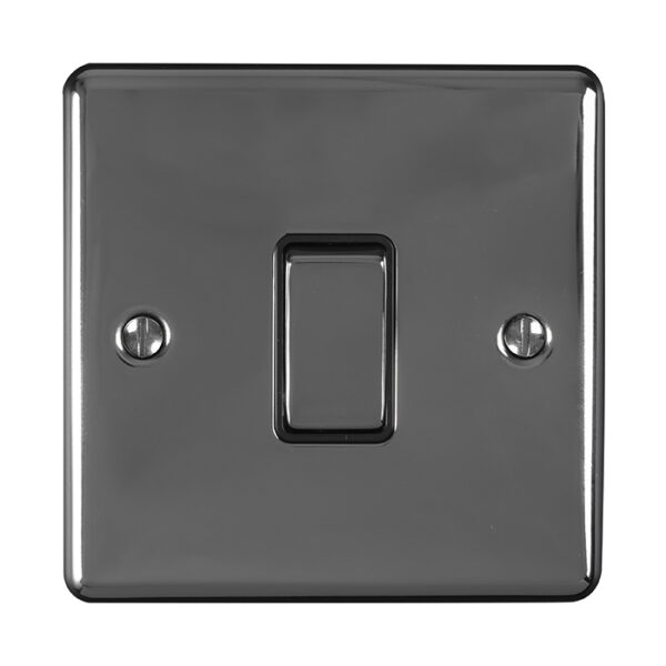 Eurolite Enhance Decorative 1 Gang Switch - Black Nickel Eurolite Enhance Decorative 1 Gang Switch - Black Nickel (EN1SWBNB)