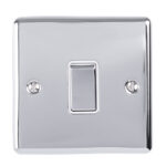 Eurolite Enhance Decorative 1 Gang Switch - Polished Chrome Eurolite Enhance Decorative 1 Gang Switch - Polished Chrome (EN1SWPCW)
