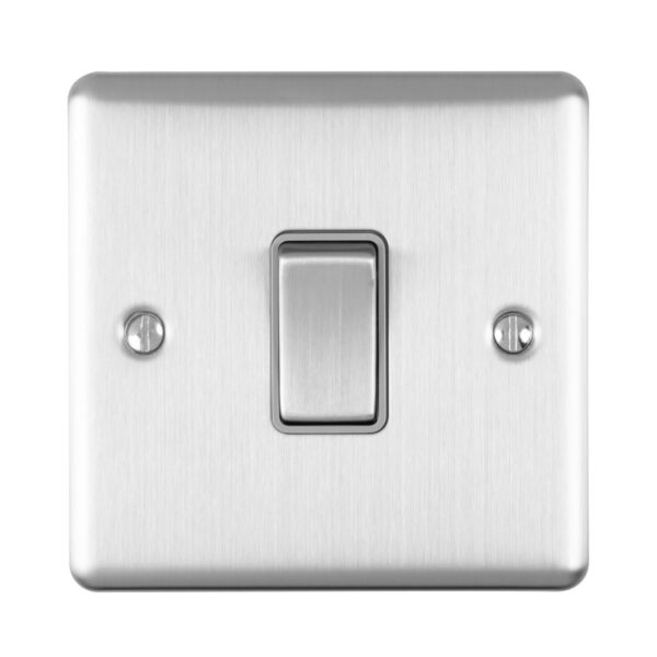 Eurolite Enhance Decorative 1 Gang Switch - Satin Stainless Eurolite Enhance Decorative 1 Gang Switch - Satin Stainless (EN1SWSSG)